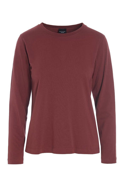 Osaka organic cotton bluse Maroon - 256-4075-3436 Thumbnail