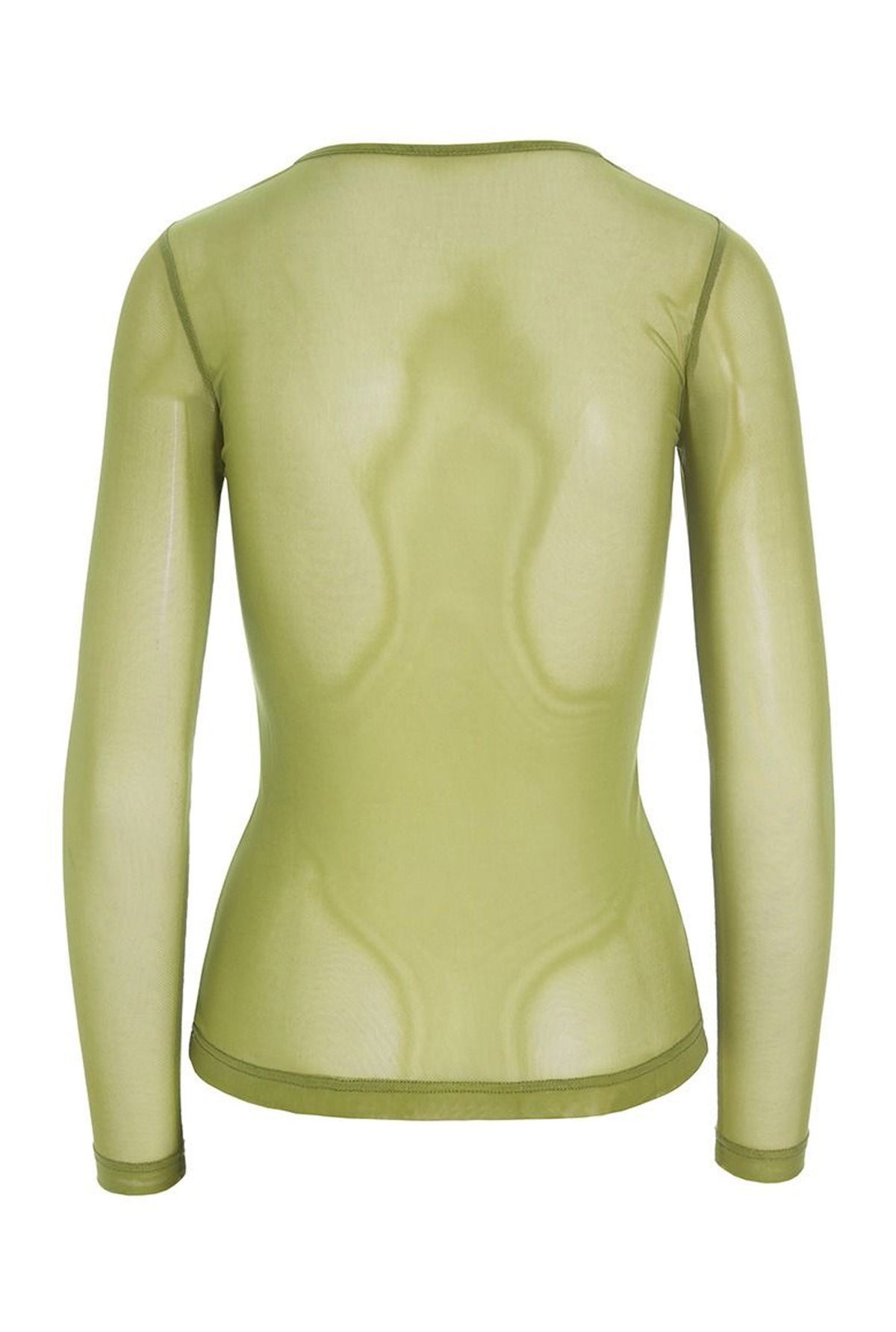 Fukashi mesh t-shirt GINKO GREEN - 256-4081-5091