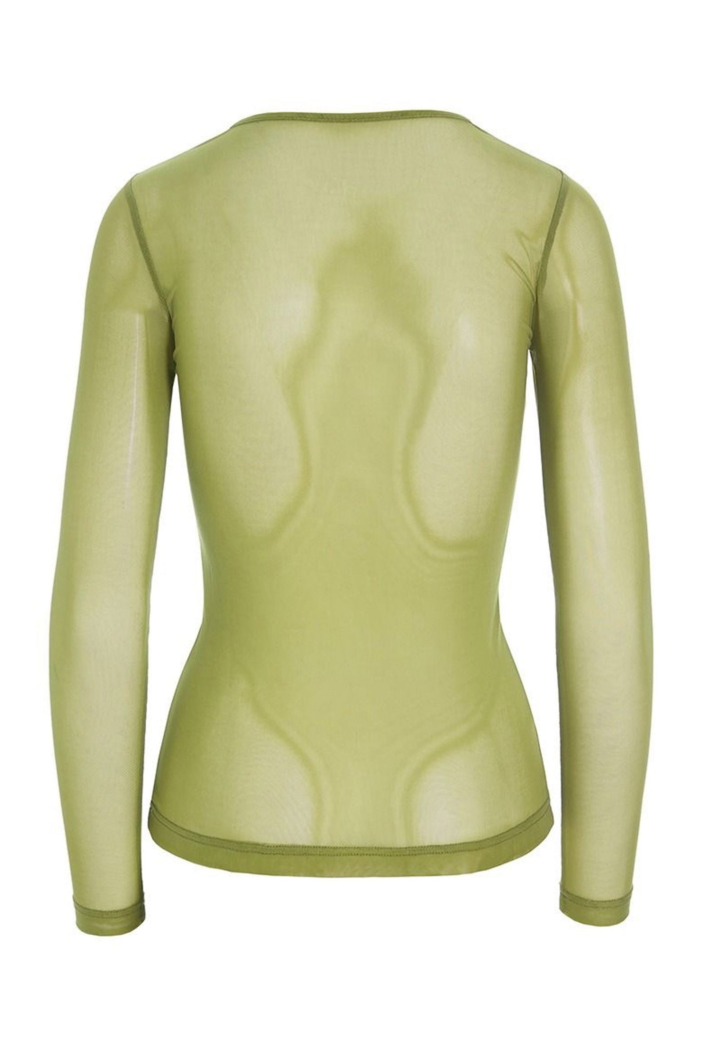 Fukashi mesh t-shirt GINKO GREEN - 256-4081-5091