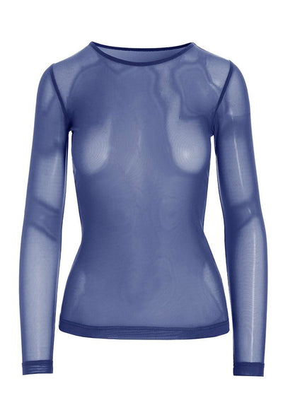 Fukashi mesh t-shirt Twilight Blue - 256-4081-5091 Thumbnail