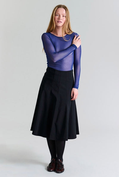Fukashi mesh t-shirt Twilight Blue - 256-4081-5091 Thumbnail
