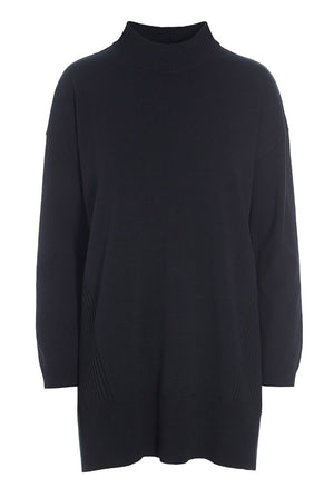 Saku lang bluse Black - 256-1073-5348