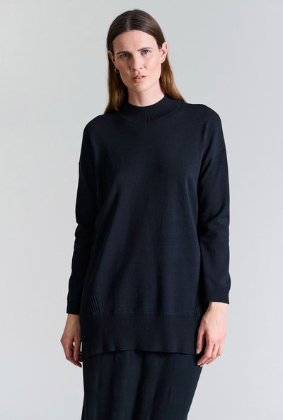 Saku lang bluse Black - 256-1073-5348 Thumbnail