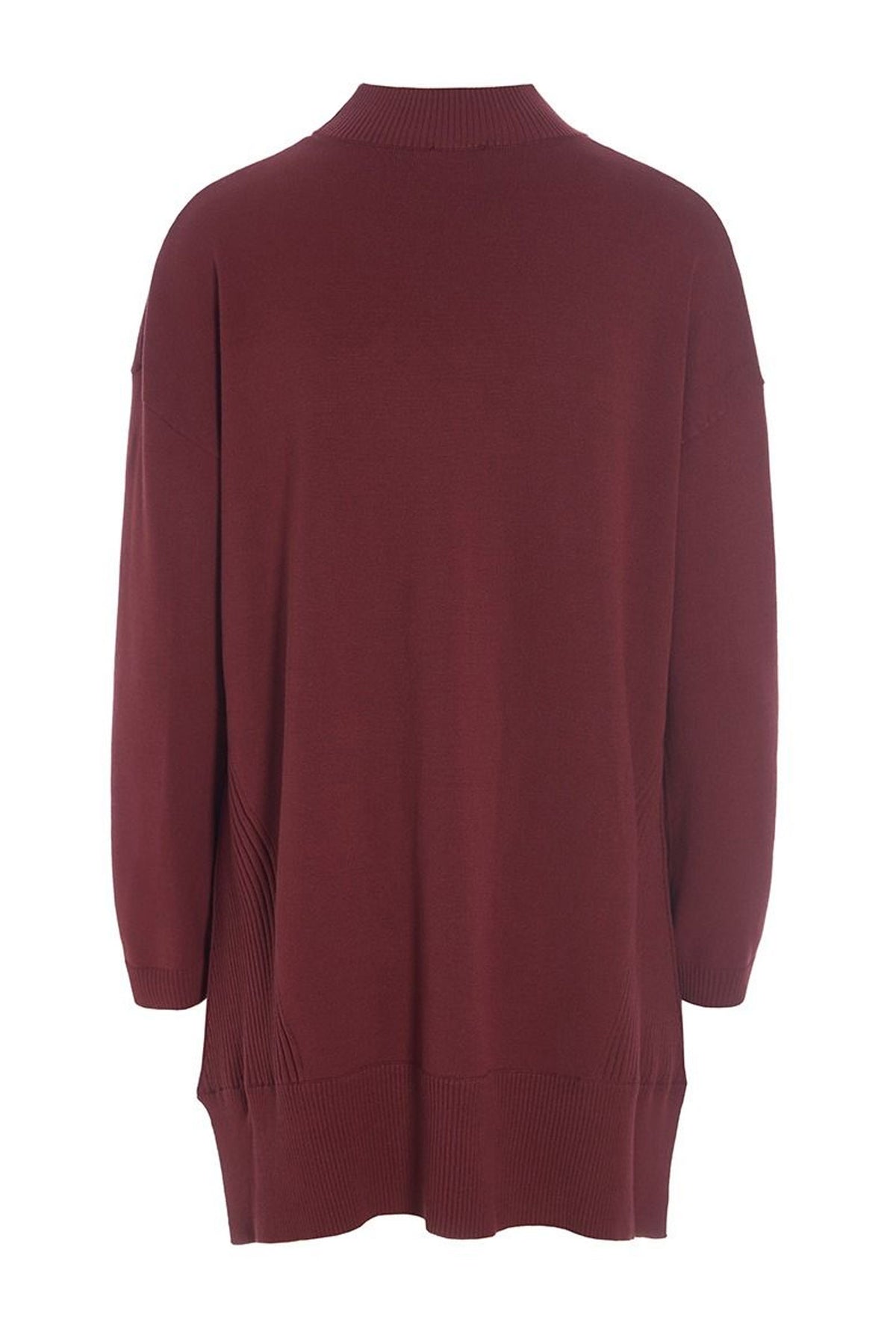 Saku lang bluse Maroon - 256-1073-5348