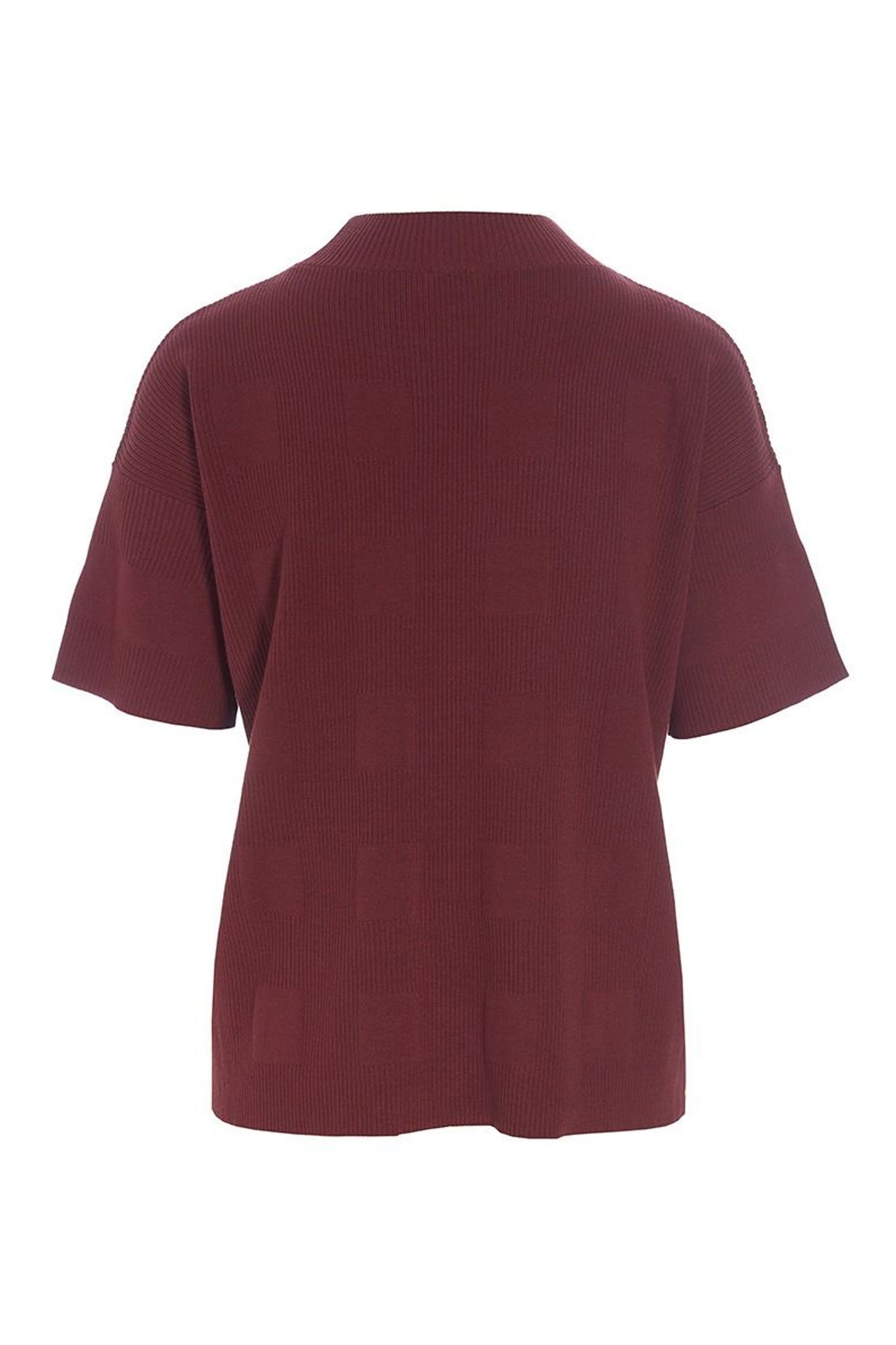 Saku kortÃ¦rmet bluse Maroon - 256-1073-5352