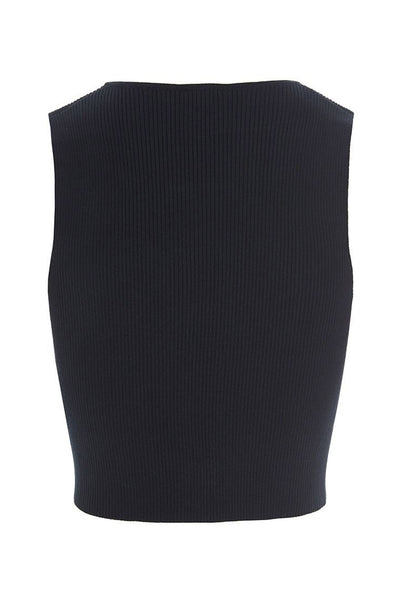 Saku Ã¦rmelÃ¸s top Black - 256-1073-5353 Thumbnail