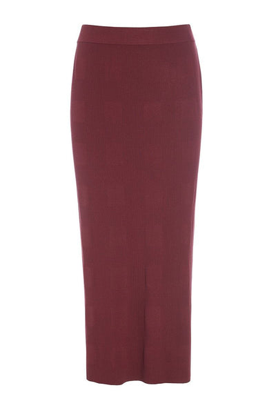 Saku nederdel Maroon - 256-1073-5354 Thumbnail