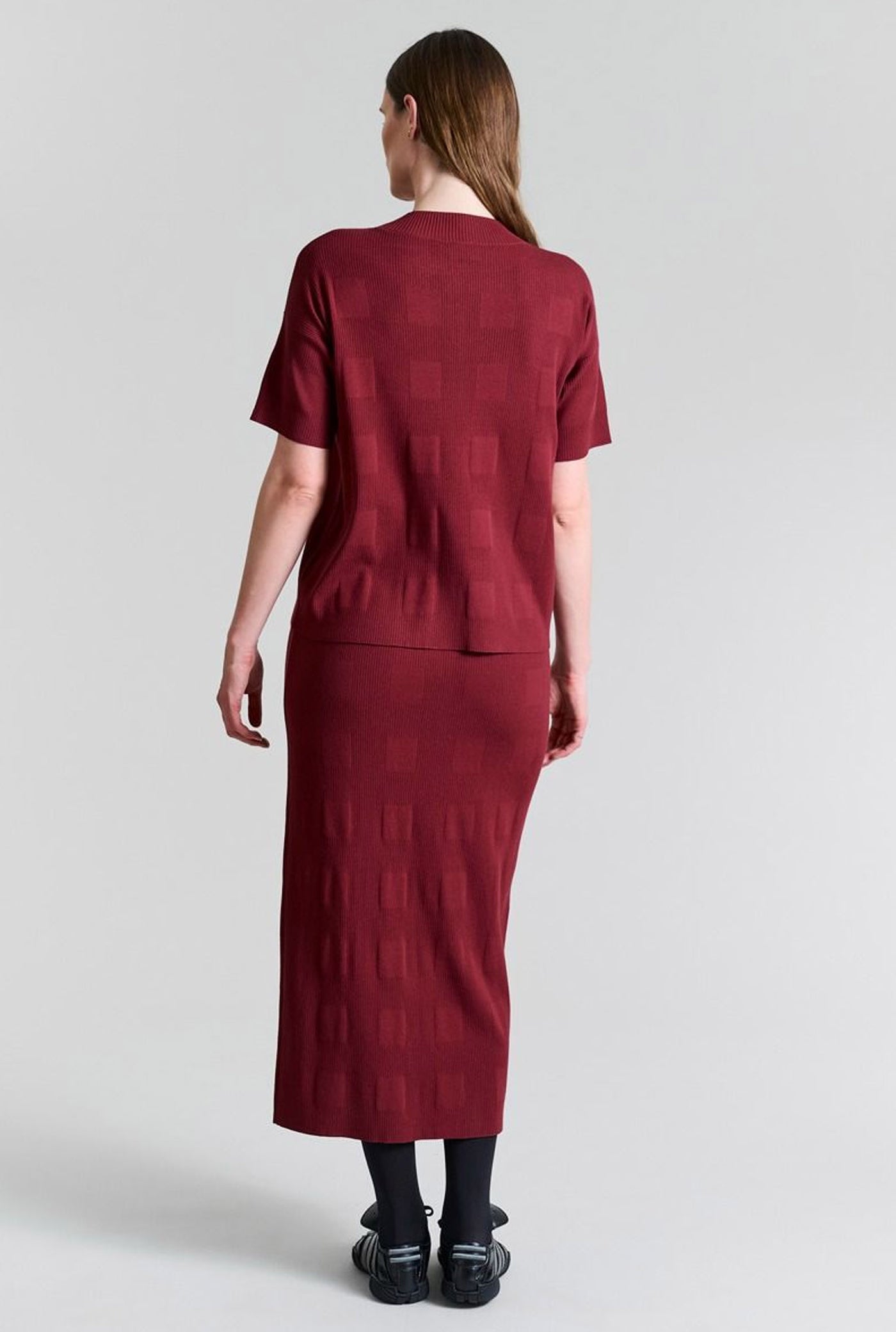 Saku nederdel Maroon - 256-1073-5354