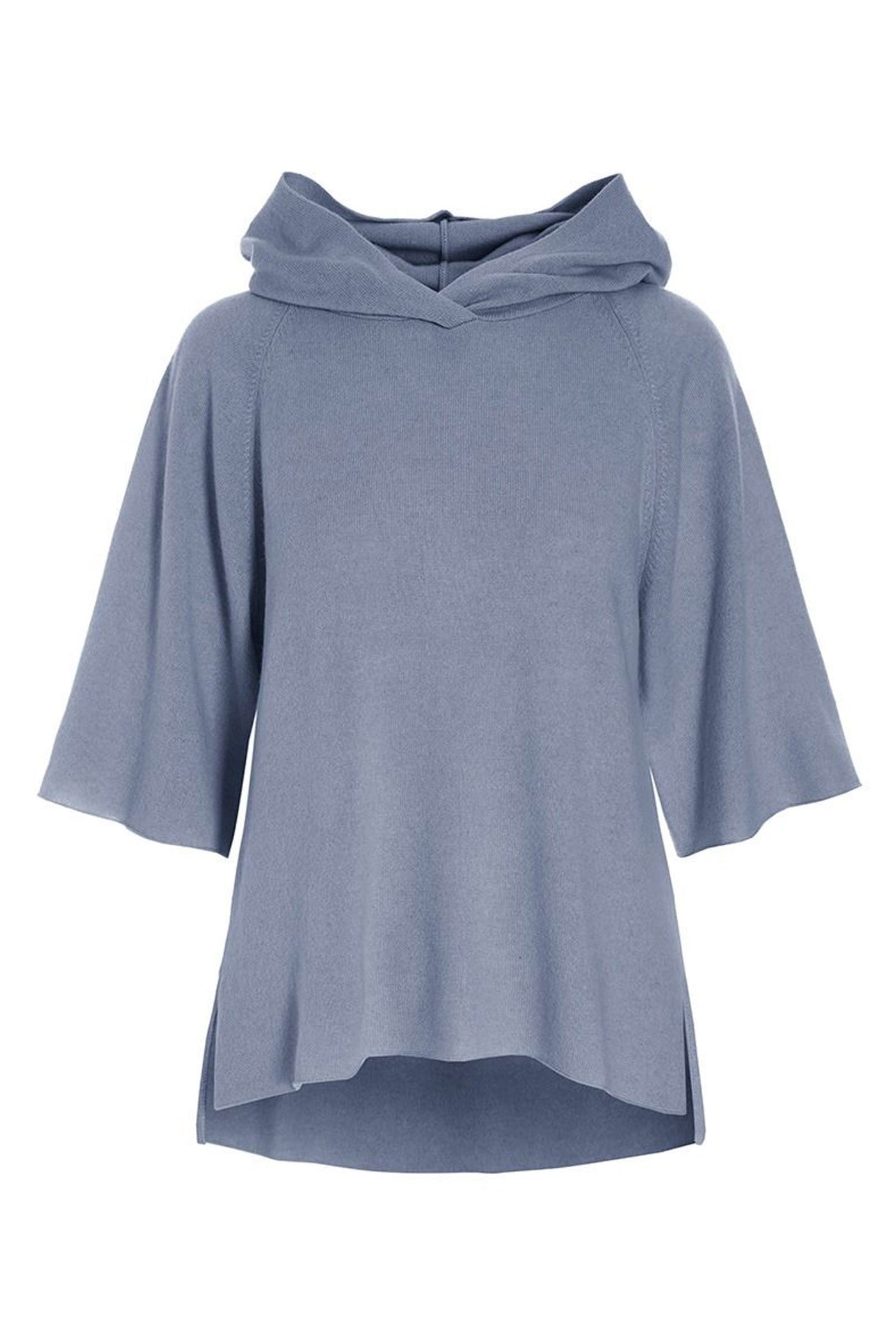 Cloud cashmere hÃ¦ttebluse Steel Blue - 256-1049-5357