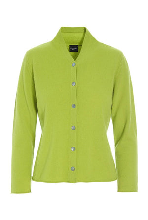 Cloud cashmere cardigan LIME - 256-1049-5360