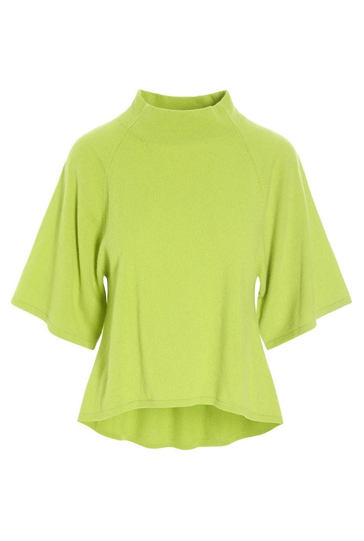 Cloud cashmere hÃ¸jhalset blus LIME - 256-1049-5361
