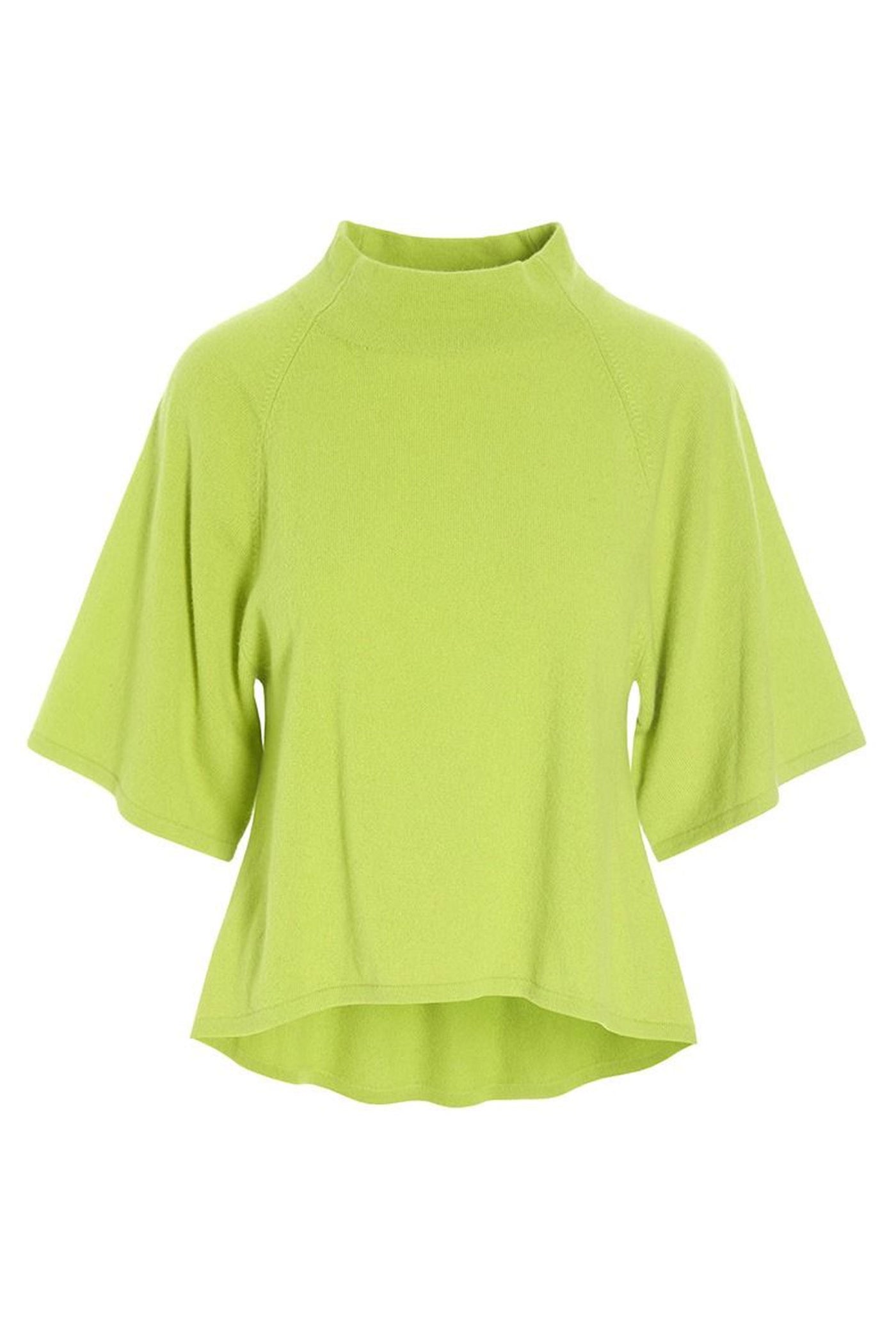 Cloud cashmere hÃ¸jhalset blus LIME - 256-1049-5361