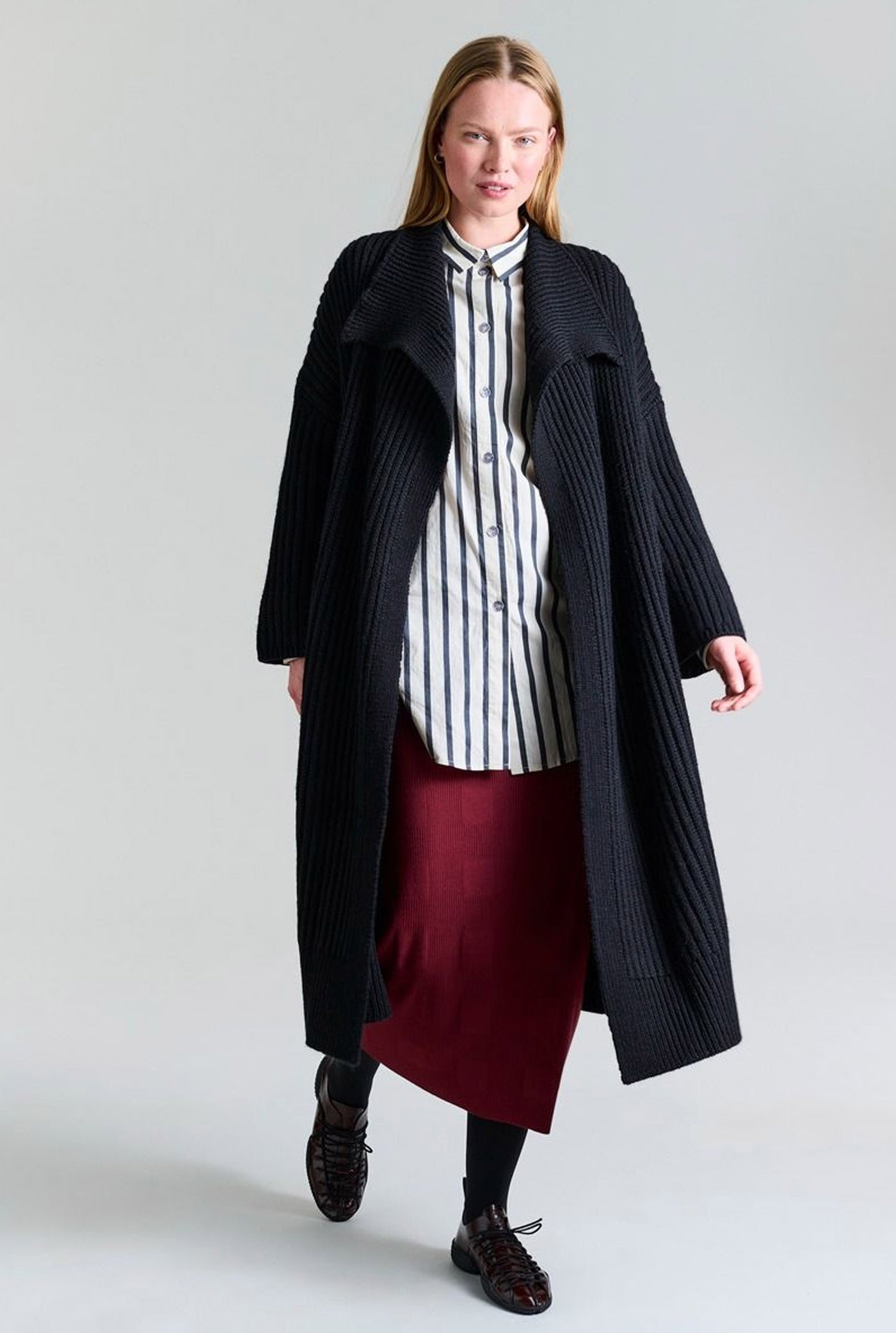 Nitto lang cardigan Black - 256-1074-5363