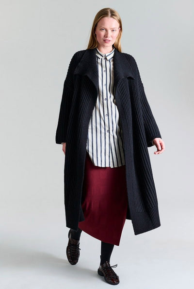 Nitto lang cardigan Black - 256-1074-5363 Thumbnail