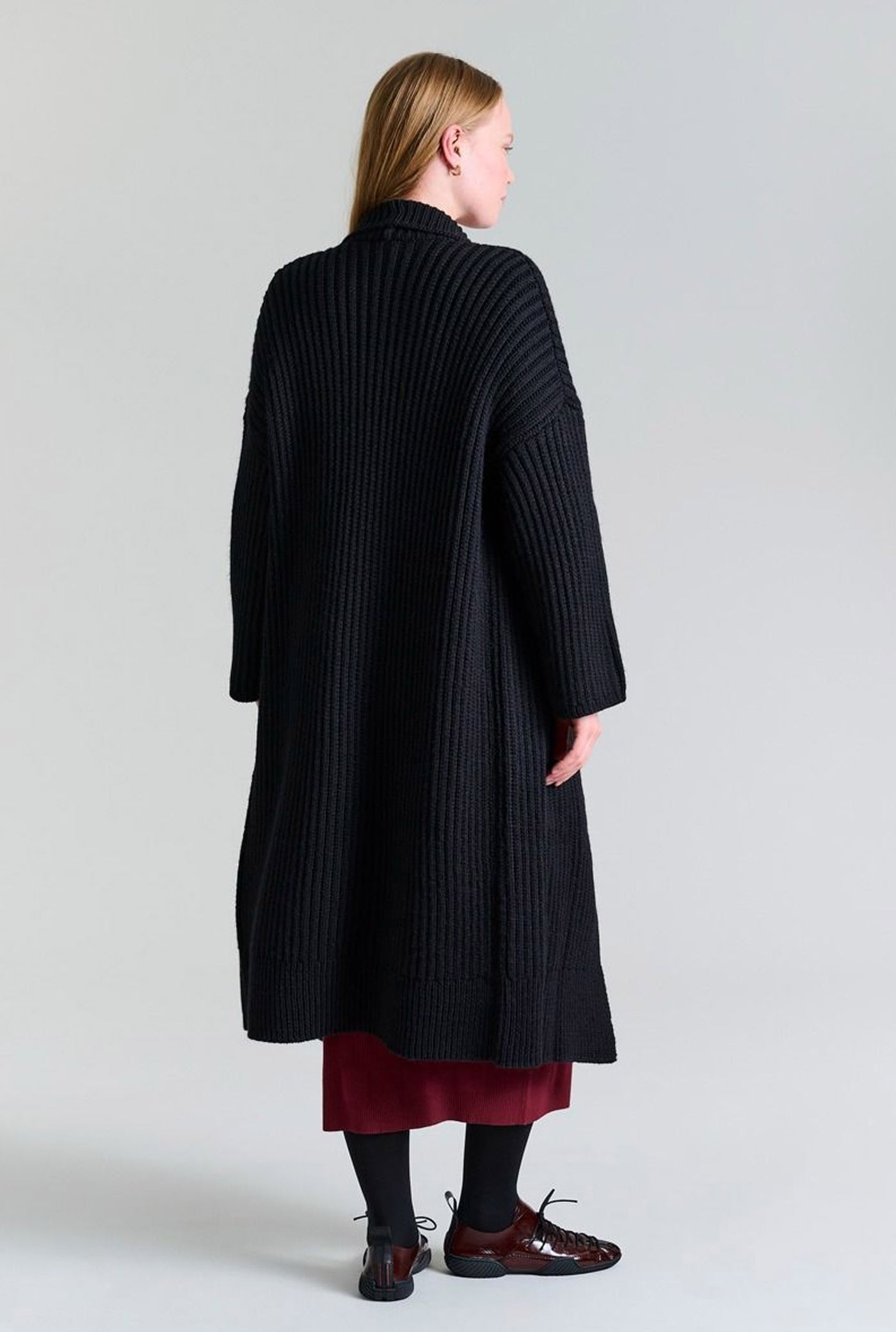 Nitto lang cardigan Black - 256-1074-5363