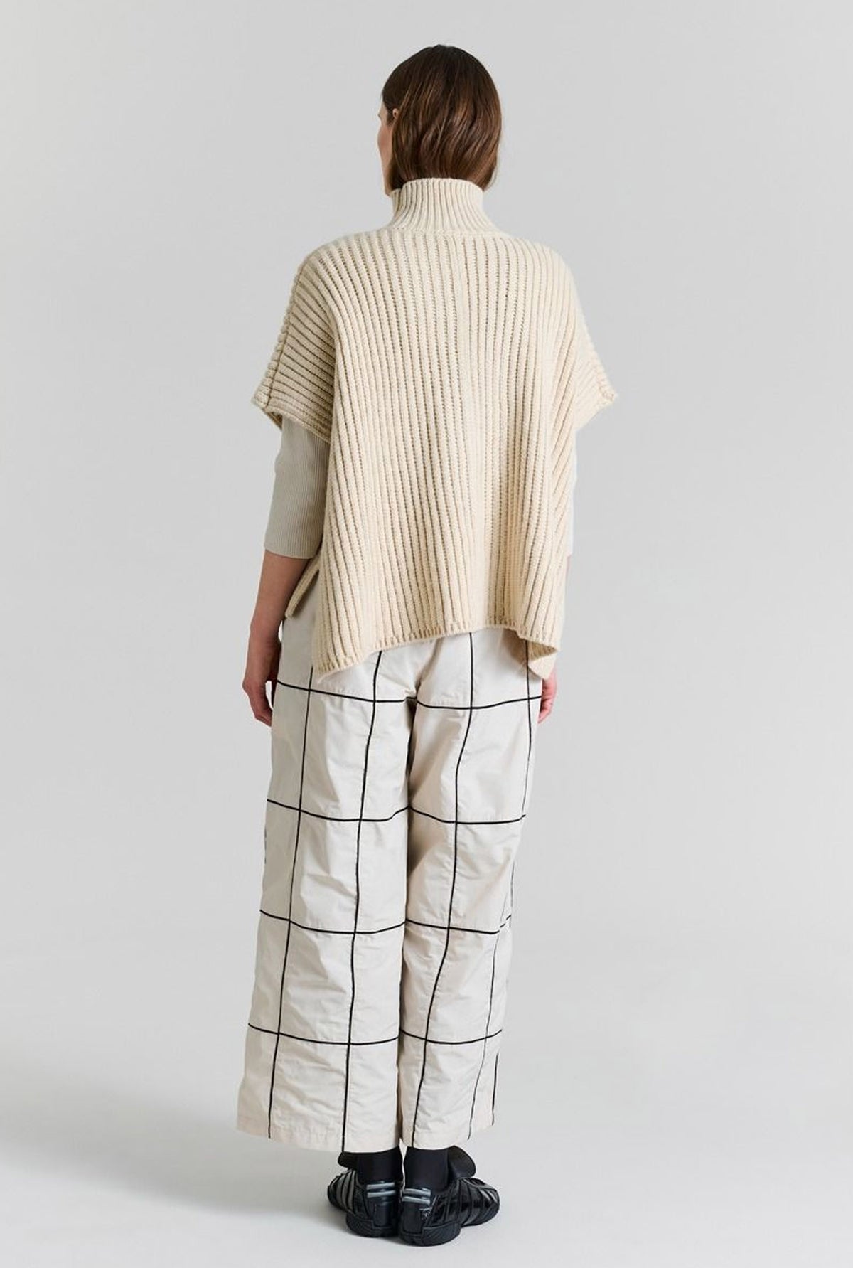 Nitto hÃ¸jhalset bluse IVORY - 256-1074-5365