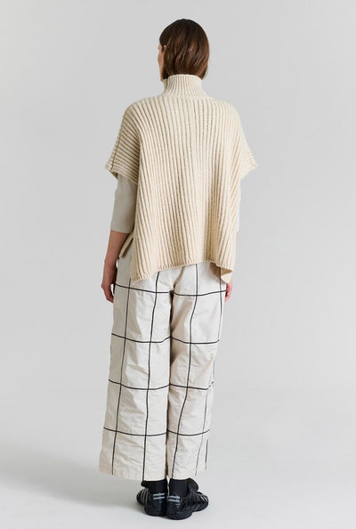 Nitto hÃ¸jhalset bluse IVORY - 256-1074-5365 Thumbnail
