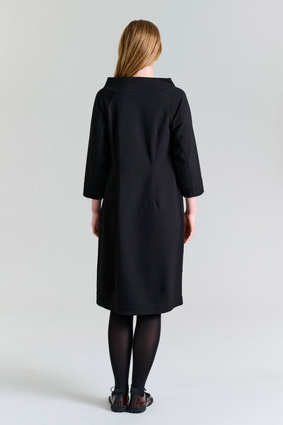 Noru kjole med krave Black - 257-2440-5377 Thumbnail