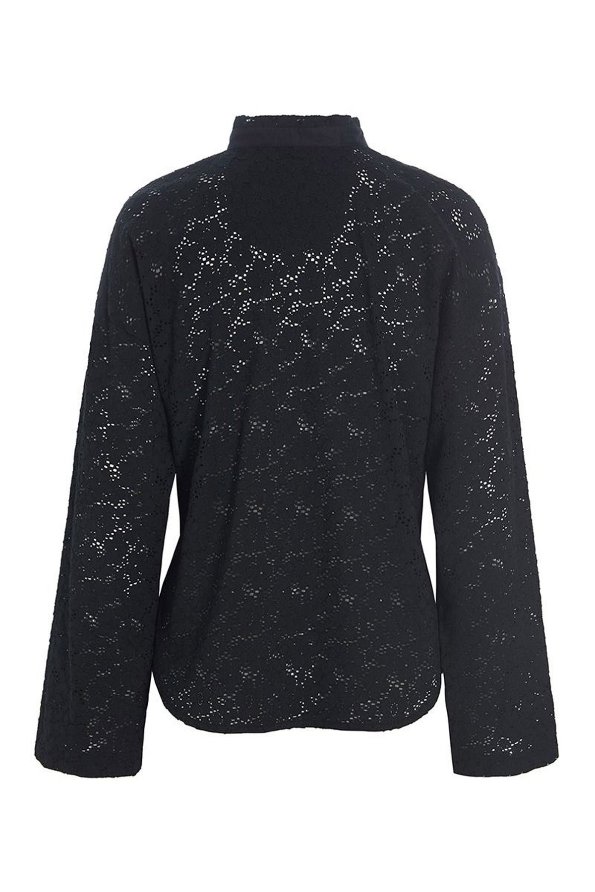 Kuroi hana skjorte Black - 257-2448-5424