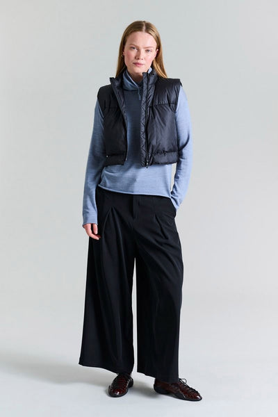 Feather down kort vest Black - 257-2092-5439 Thumbnail
