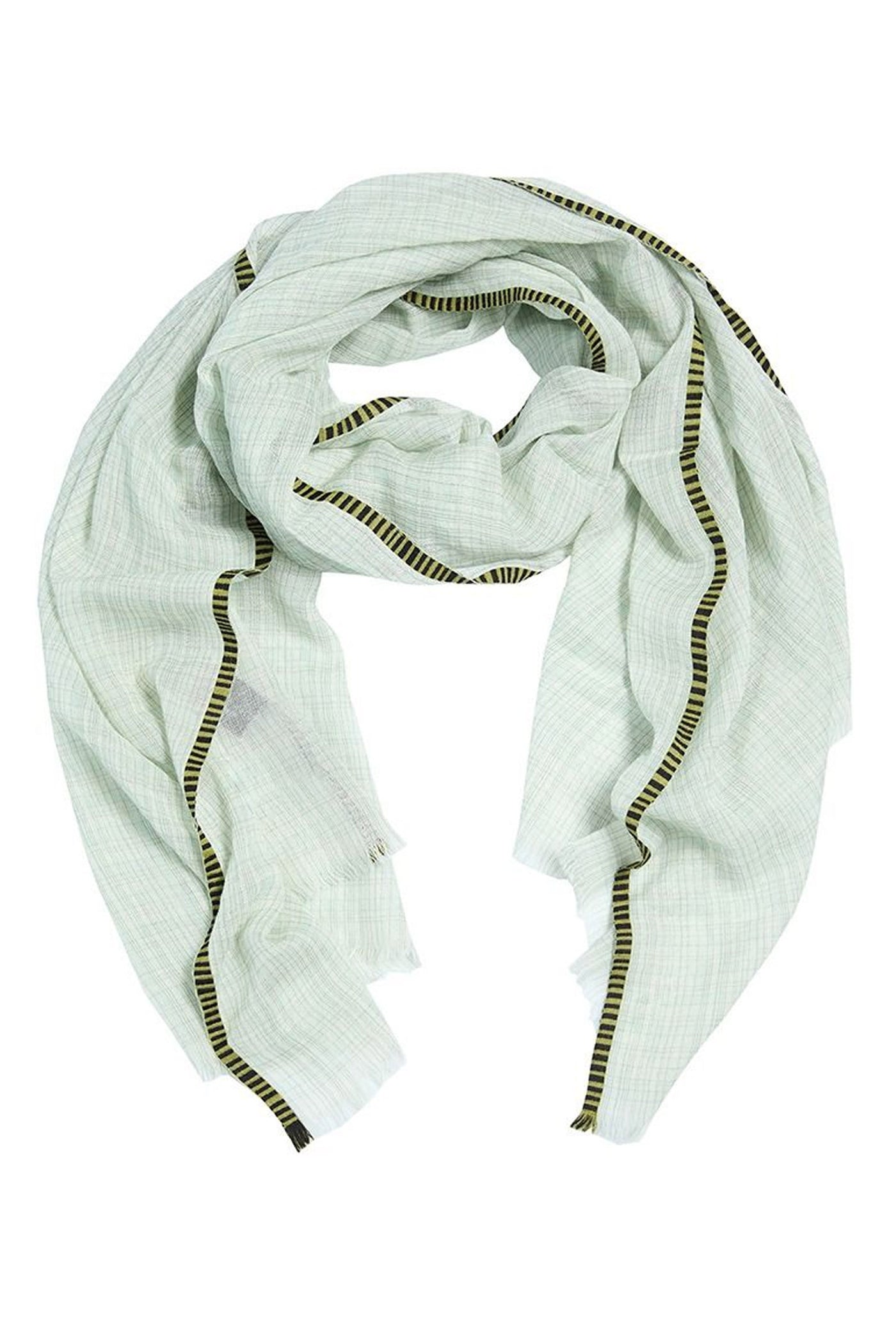 Irregular check tÃ¸rklÃ¦de GREEN JADE/SAGE CHECK - 256-5119-5469
