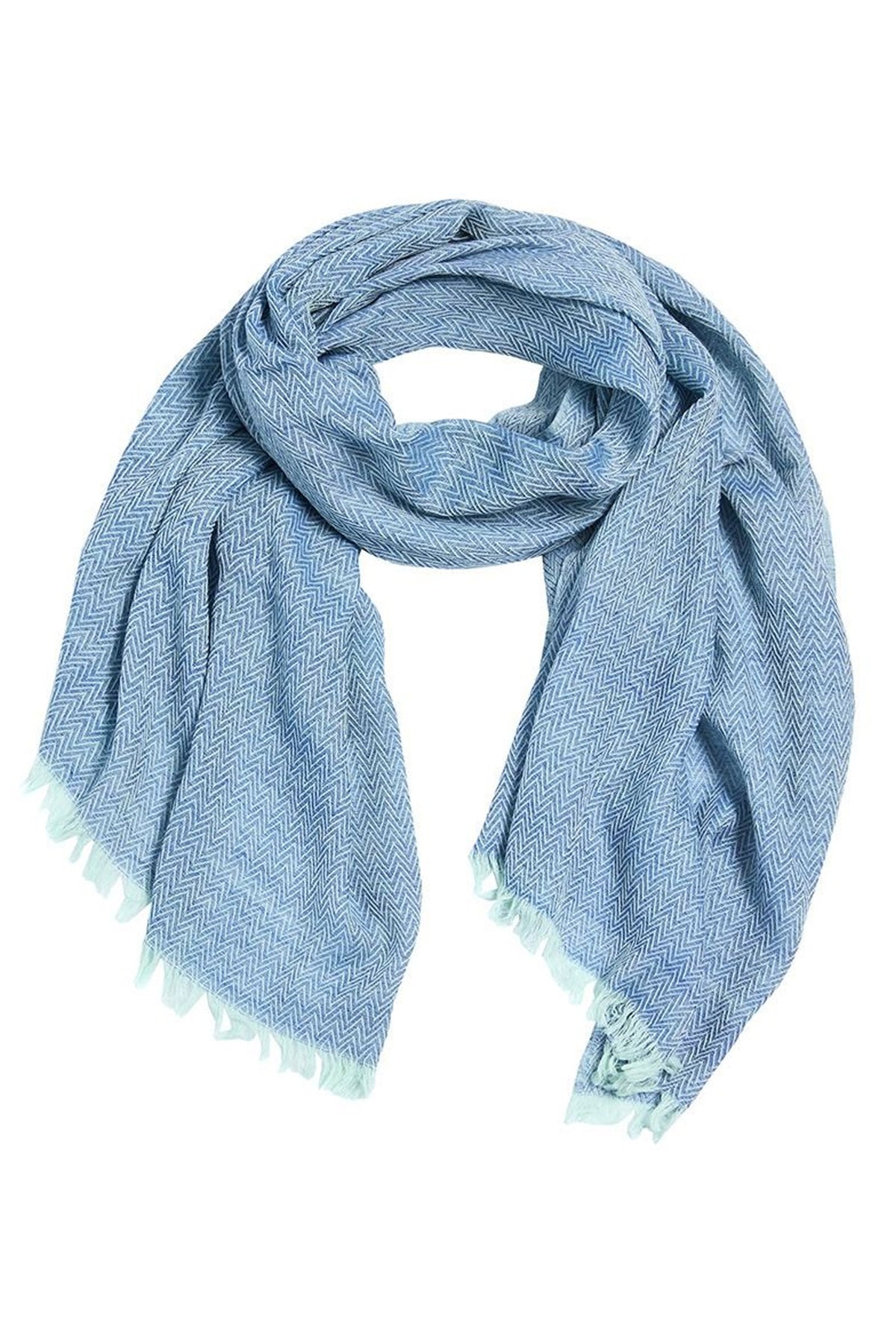 Herringbone tÃ¸rklÃ¦de TWILIGHT/GREEN JADE - 256-5120-5470