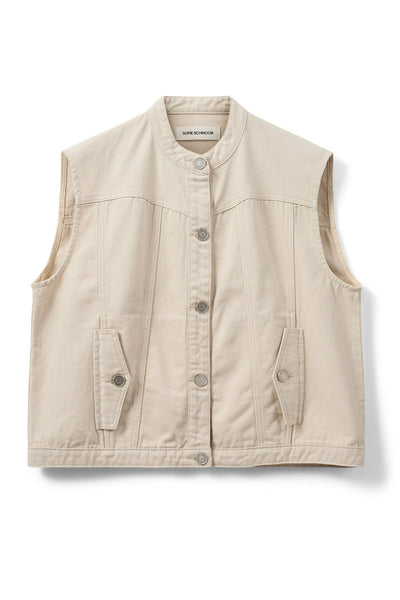 DANASW VEST 0101 Off white - S253220 Thumbnail