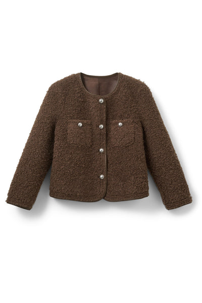 BENEDICTESW JACKET 7052 Brown - S253340 Thumbnail