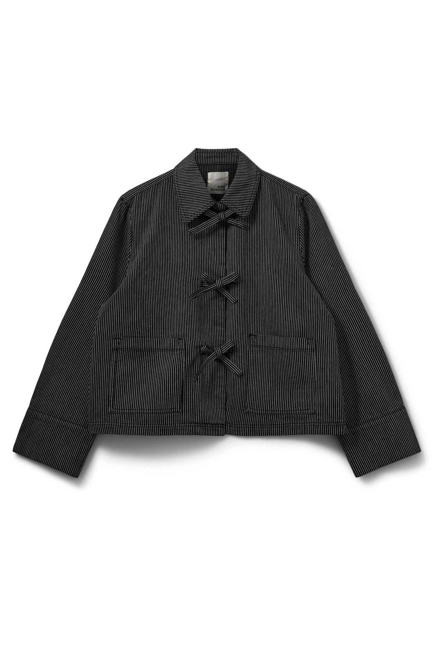 MARLOSW JACKET 1017 Black striped - S253107