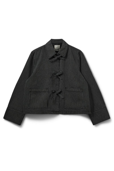 MARLOSW JACKET 1017 Black striped - S253107 Thumbnail