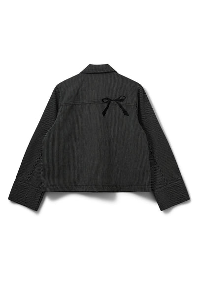 MARLOSW JACKET 1017 Black striped - S253107 Thumbnail