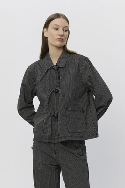 MARLOSW JACKET 1017 Black striped - S253107 Thumbnail