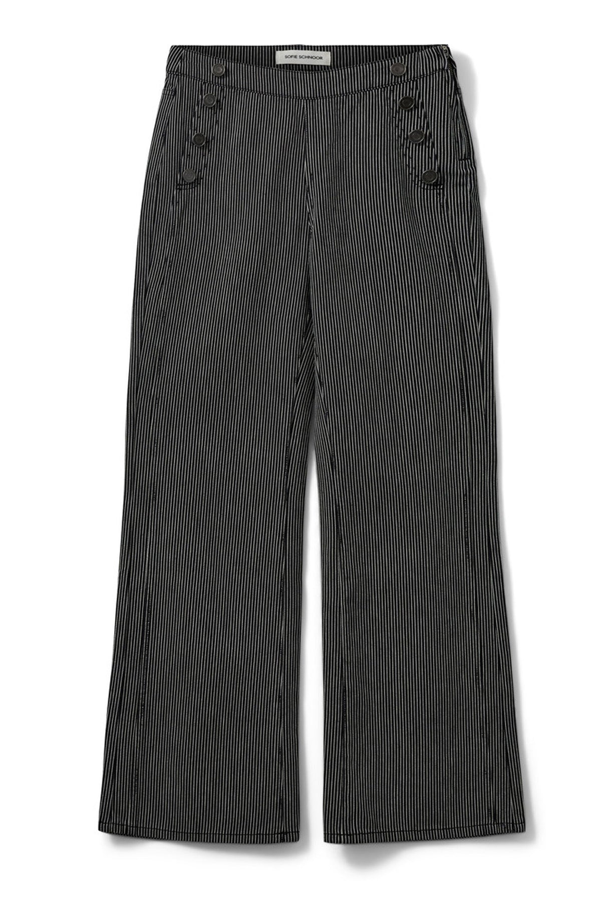 LYONSW TROUSERS 1017 Black striped - S253108