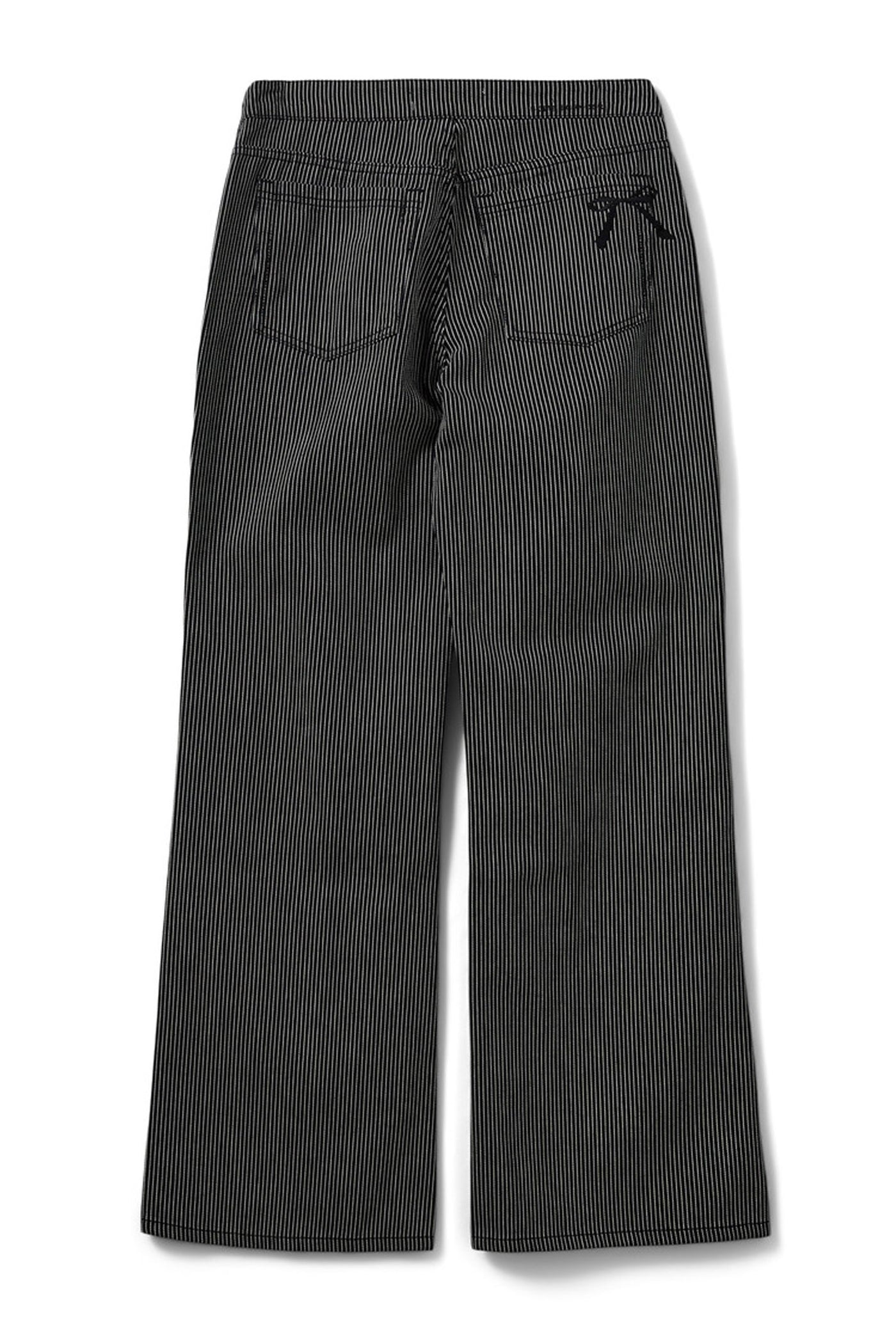LYONSW TROUSERS 1017 Black striped - S253108