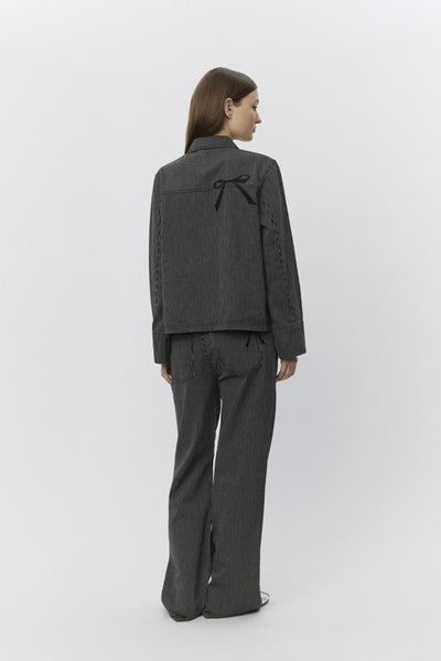 LYONSW TROUSERS 1017 Black striped - S253108 Thumbnail