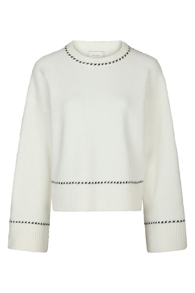 Roeme Knit Stitch Off-White - 164818 Thumbnail