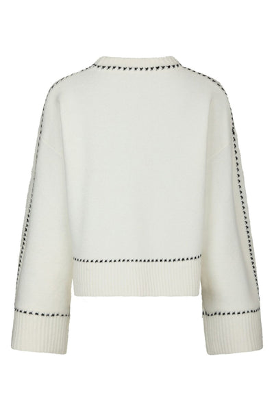 Roeme Knit Stitch Off-White - 164818 Thumbnail