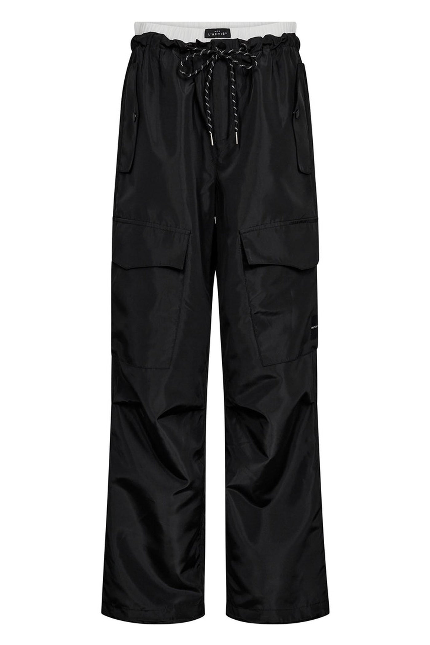 Cargo Pull On Trouser Black - HL10265