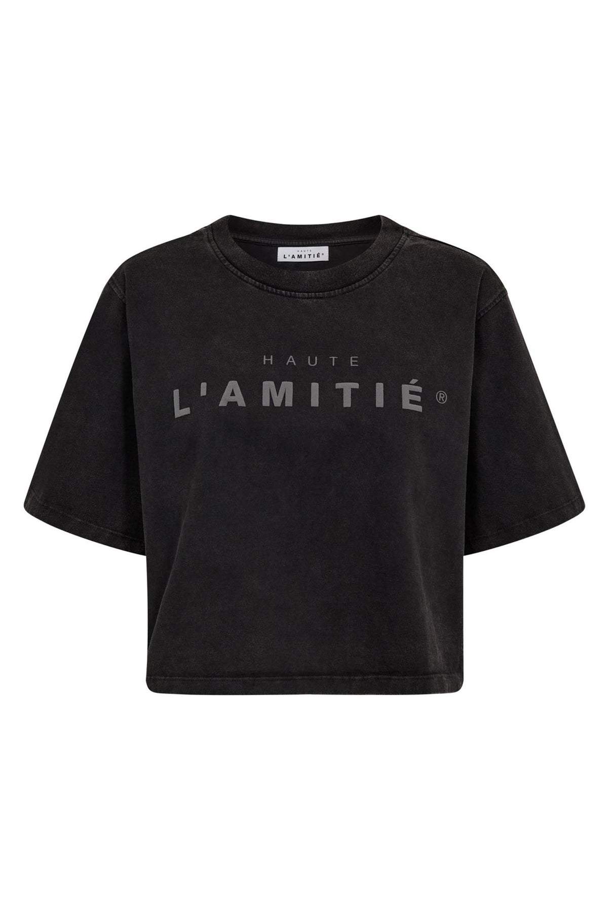 Intro Rubber Logo Tee Black - HL10293