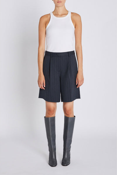 ApricotBBWinni shorts Herringbone blue pin stripe - BBW4621 Thumbnail