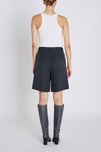 ApricotBBWinni shorts Herringbone blue pin stripe - BBW4621 Thumbnail