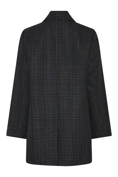 AzaleaBBAbella jacket Dark Check - BBW4622 Thumbnail