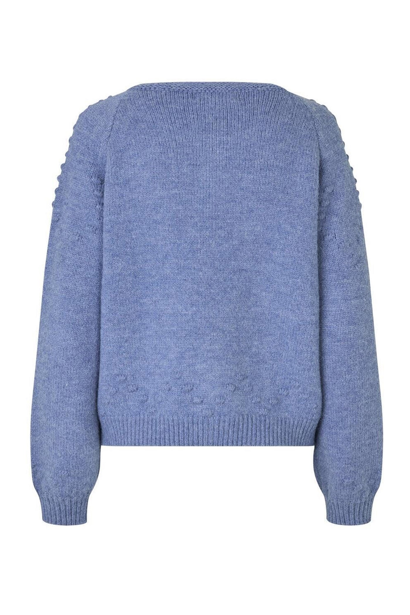 GracelynnLL Knit Cardigan LS 24 Blue Melange - 25497-5020