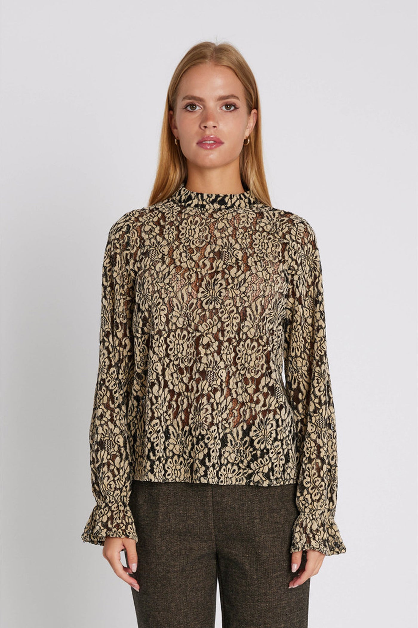 7574RDFUlani blouse 20 Black - RDF376
