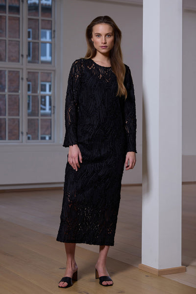 7563RDFHazel dress 20 Black - RDF453 Thumbnail