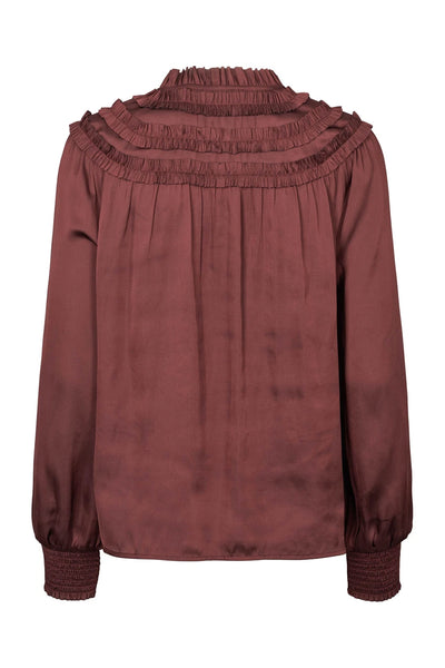 7140RDFAlba blouse 311 Dark wine - RDF344 Thumbnail