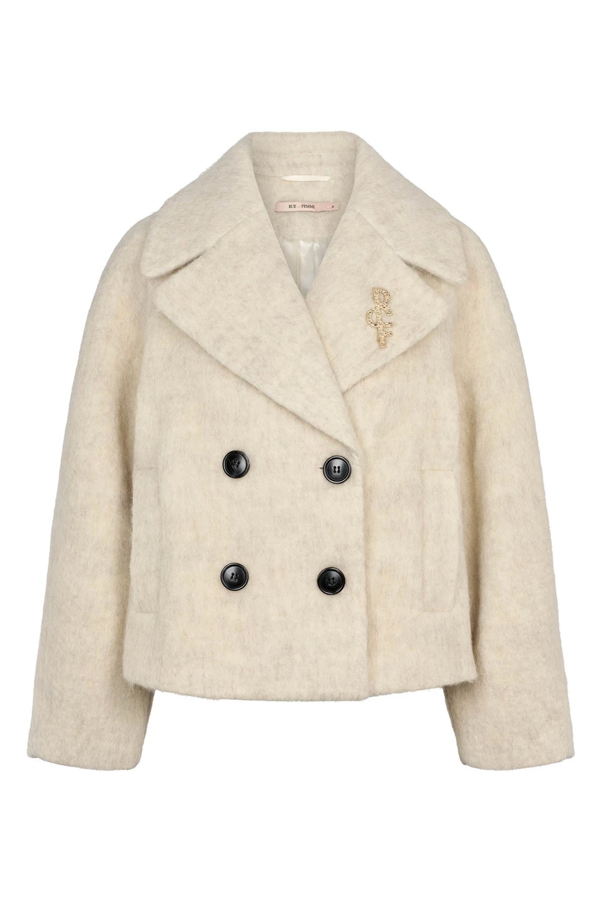7547RDFMarion coat 02 Off white - RDF386