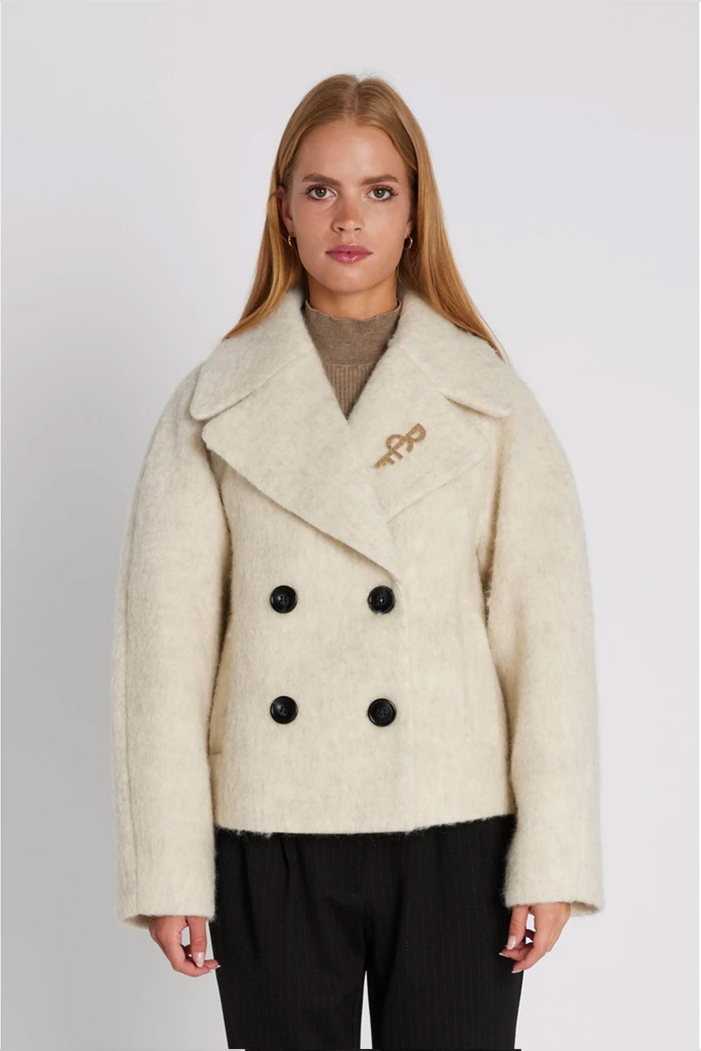 7547RDFMarion coat 02 Off white - RDF386