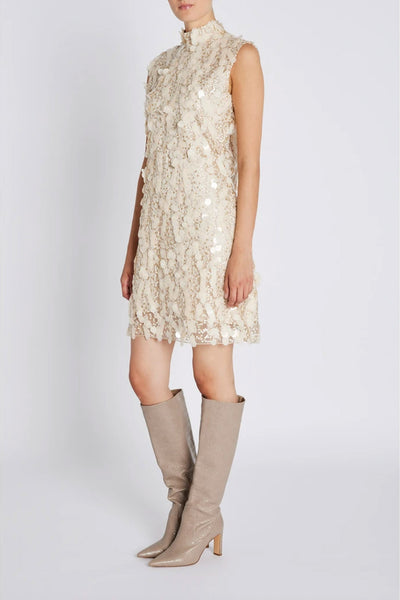 SweetpieBBMaliha dress CREAM - BBW4685 Thumbnail