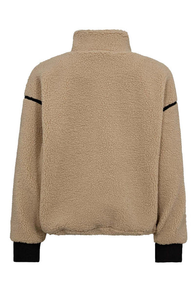 MadinCC Fleece Anorak 18-Sand - 30341 Thumbnail